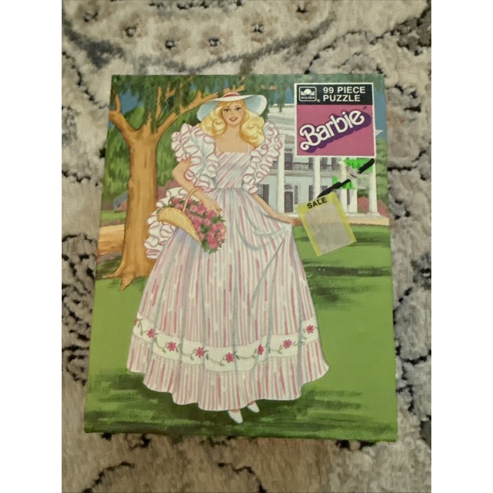 SEALED vintage 1987 barbie puzzle NOS sealed puzzle 99 pieces